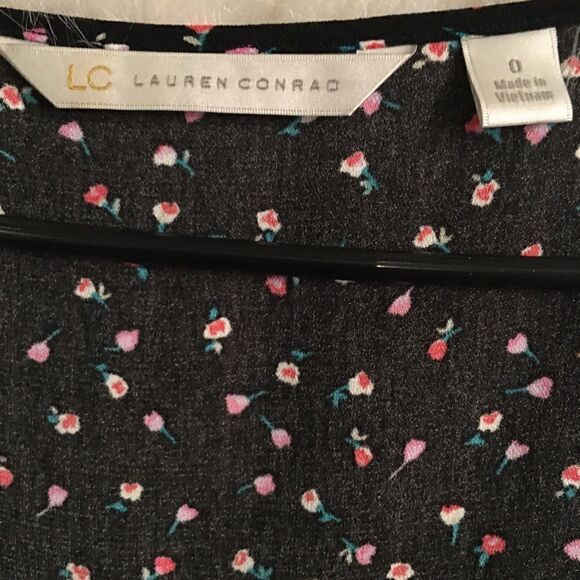 Lauren Conrad Button up long sleeve pocket romper - Picture 4 of 5